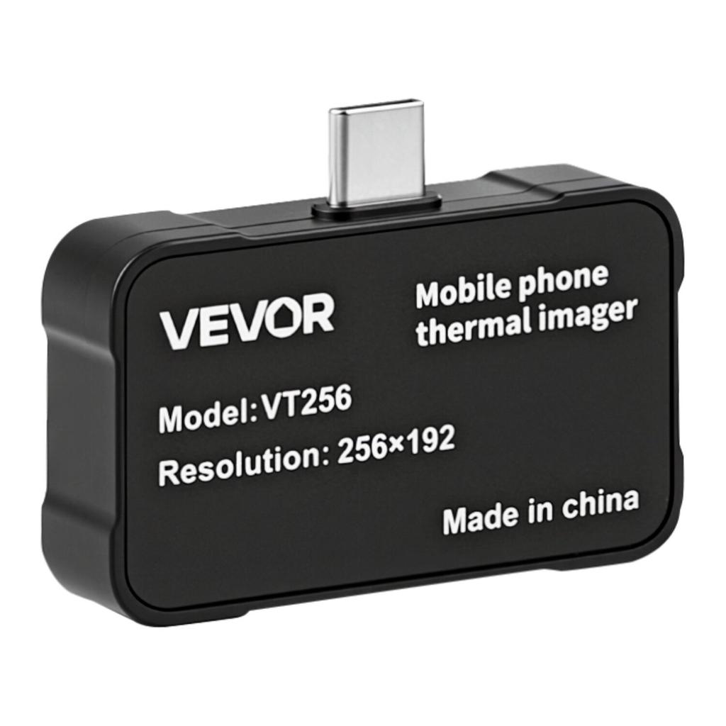 Thermal Imaging Camera for Android & iOS, 512 X 384 Super Resolution, 25HZ Refresh Rate Infrared Thermal Imager for Smartphones Tablets, 256 X 192 IR