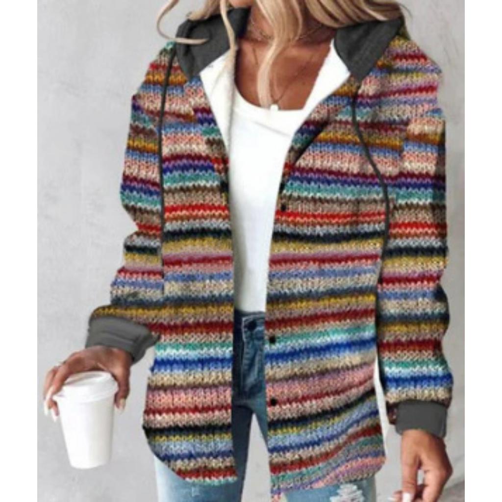 2025 New Women's Plaid Coat Autumn Winter Fashion Casual Outerwear for Ladies - Hot Sale in Europe America