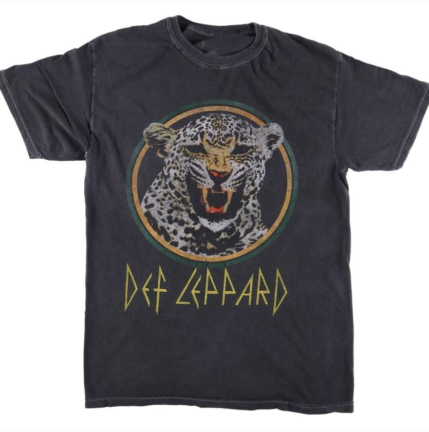Rare DEF LEPPARD Leopard Pattern T-Shirt Cotton Adult S-5XL GS550 Unisex T-Shirt S
