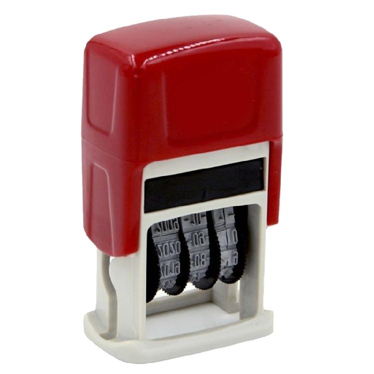 Adjustable English Date Stamp Rubber Stamp Number Stamp Business Stamp Roller Office Stamp Rubber Roller Date Stamp