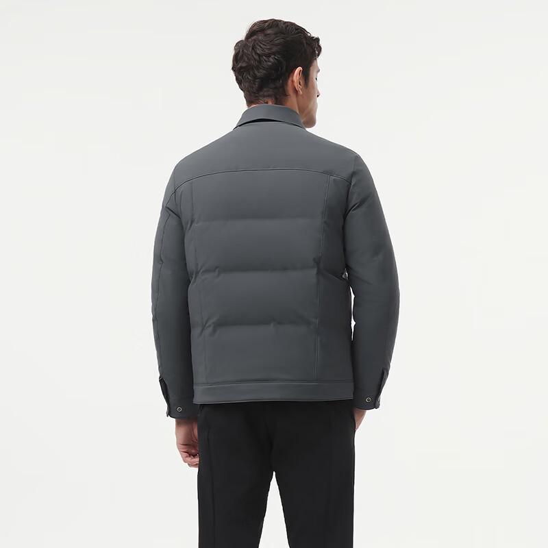 Tanboer Men s Business Casual Lapel Goose Down Jacket L