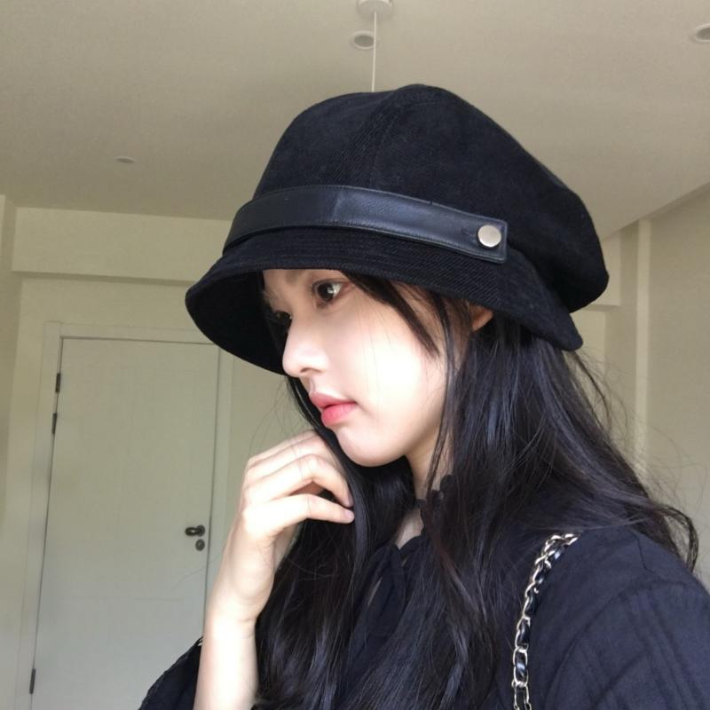 Versatile Winter Autumn Corduroy Bucket Hats For Women Fisherman Cap Foldable Wide Brim Sun Adjustable Bucket Hats