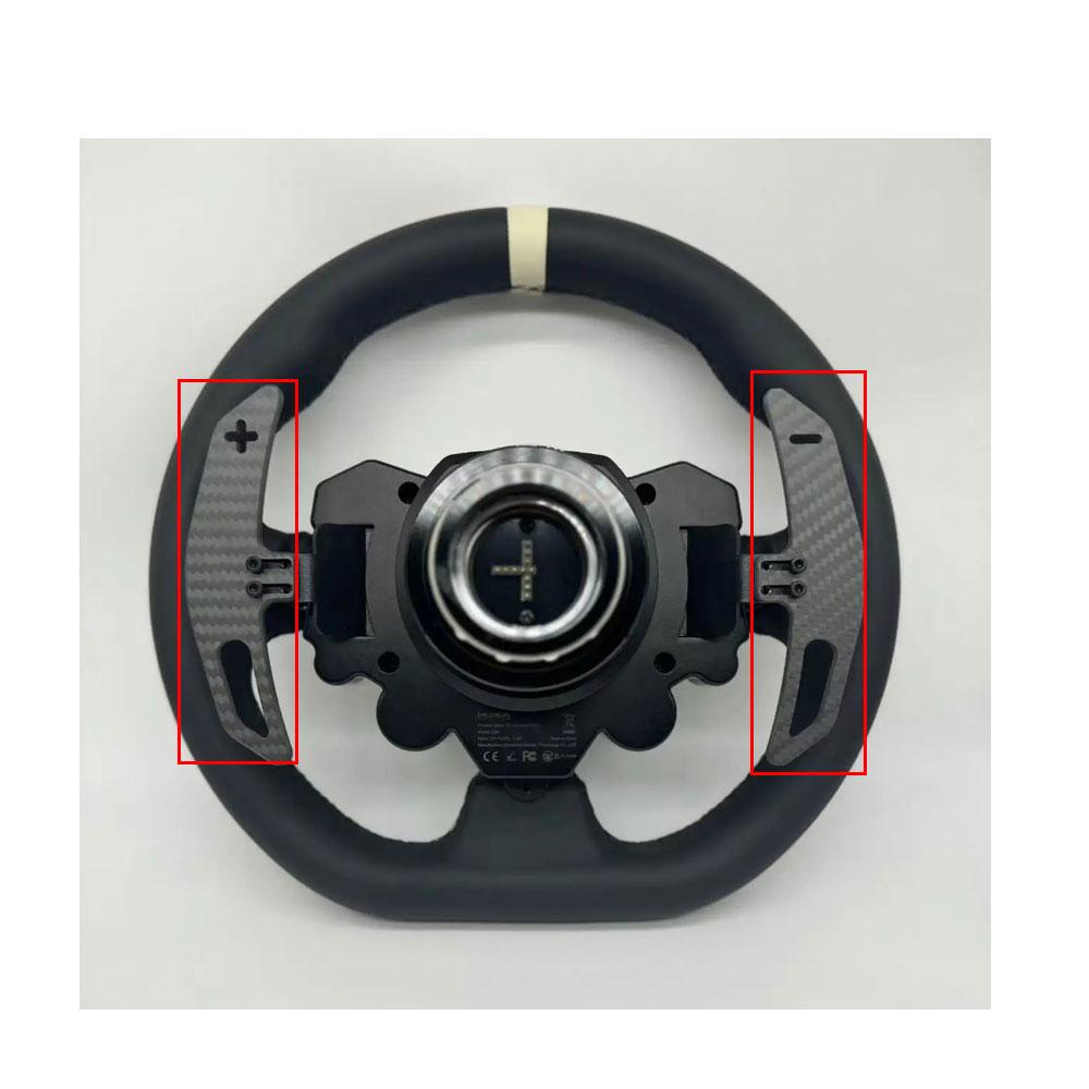 Carbon Fiber Extension Paddle Shifter Adapter For MOZA R5 R3 ES ESX Racing Car Game Mod Steering Wheel Accessories