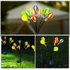 2 pack solar hot air balloon lamp Easter/Christmas outdoor garden decoration metal decoration durable and reliable waterproof lawn terrace space