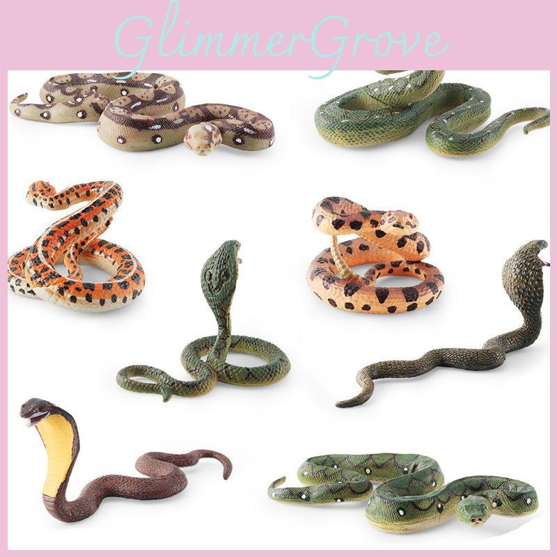 Serpent Static Model Collection Decorative Toy For Home Decor Gift