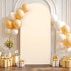 Wedding Arch Backdrop Cover Spandex Fitted Round Top Chiara Arches Backdrop Cover for Birthday Party Ceremony Banquet Decoration