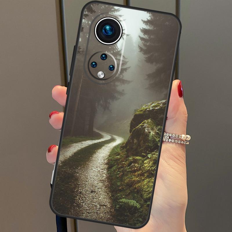 Beautiful Nature Forest Tree For Huawei P30 Pro P20 P40 Nova 5T 9 P Smart Z 2021 Case Coque For Honor 8X 9X 10i 50 Lite