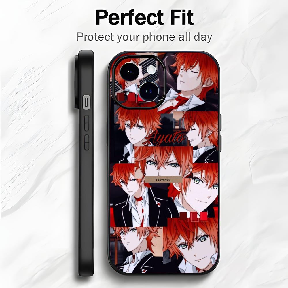 

Romantic Vampire Anime D-Diabolik Lovers Phone Case Phone Case Soft Packaging Lightweight For iPhone17 16 15 14 13ProMax iphone12promax
