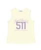 PAGESIISII 511 Lettering Print Basic Sleeveless Butter Yellow