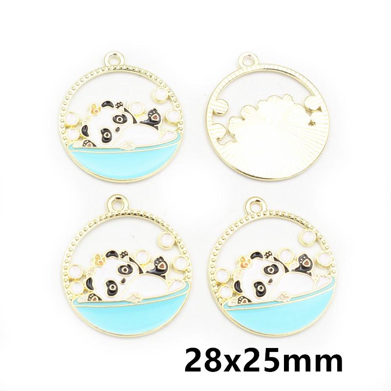 10pcs Enamel Small Cat Charms Pendant DIY Jewelry Making Accessories for Earring Bracelet Necklace Finding Craft Supplies