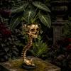 Gothic Home Decor Skull Spine Planter, Resin Skeleton Planter Pot, Horror Halloween Dark Aesthetic Sculpture Flower Vase, Spooky Gifts For Women