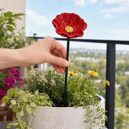 Stazione di abbeveraggio per api, Bagnetto per api da giardino, Mangiatoia d'acqua per api con design floreale, Ciotola colorata per bagno api e farfalle per decorazione esterna di giardino e cortile