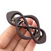 Hair Barrette Retro Style Hollow Metal Spring Design Back Head Hair Clip Women Matte Finish Hair Accessories