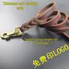 Genuine Cowhide Leather Dog Leash for Golden Retrievers & German Shepherds - Durable Walking Rope