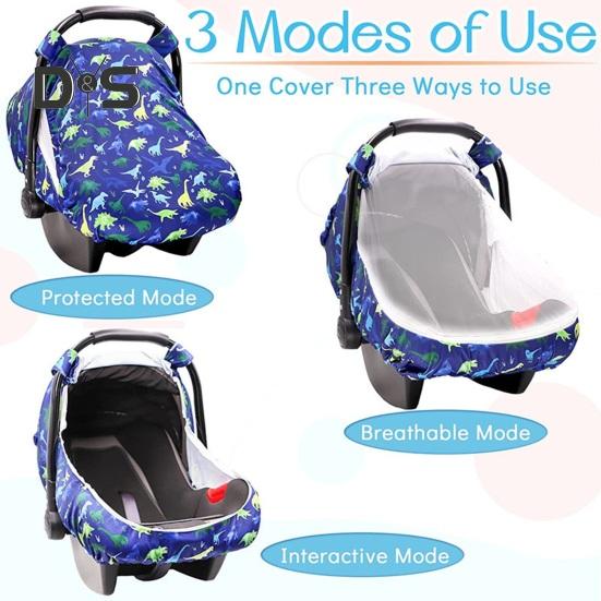 Infant Basket Cover Keep Warm Safe 360 Degree Windproof Protection Baby Basket Cover for Strollers Carriers