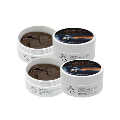 (1+1) Black Pearl & Gold Hydrogel Eye Patch 90g (60 Sheets)