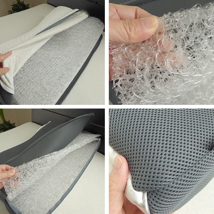 France Bed Pillow White 57 x 37cm Shoulder Fit Pillow Medium Pillow that matches the firmness of the LT mattress Disinfecting Washable Made in Japan