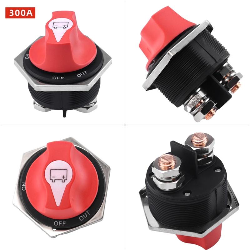 50A/100A/200A/300A Battery Cut Shut Offs Kills Switch for Marine Boat ON Offs Power Battery Switches Isolator Switch