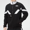 Puma Logo Track Jacket Stand Collar Men Outerwear Black 531339-01