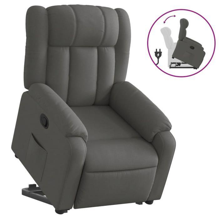 VidaXL Fauteuil Inclinable, Chaise de Relaxation avec Dossier, Siège avec Accoudoirs, Fauteuil TV de Salon Salle de Séjour, 3205317