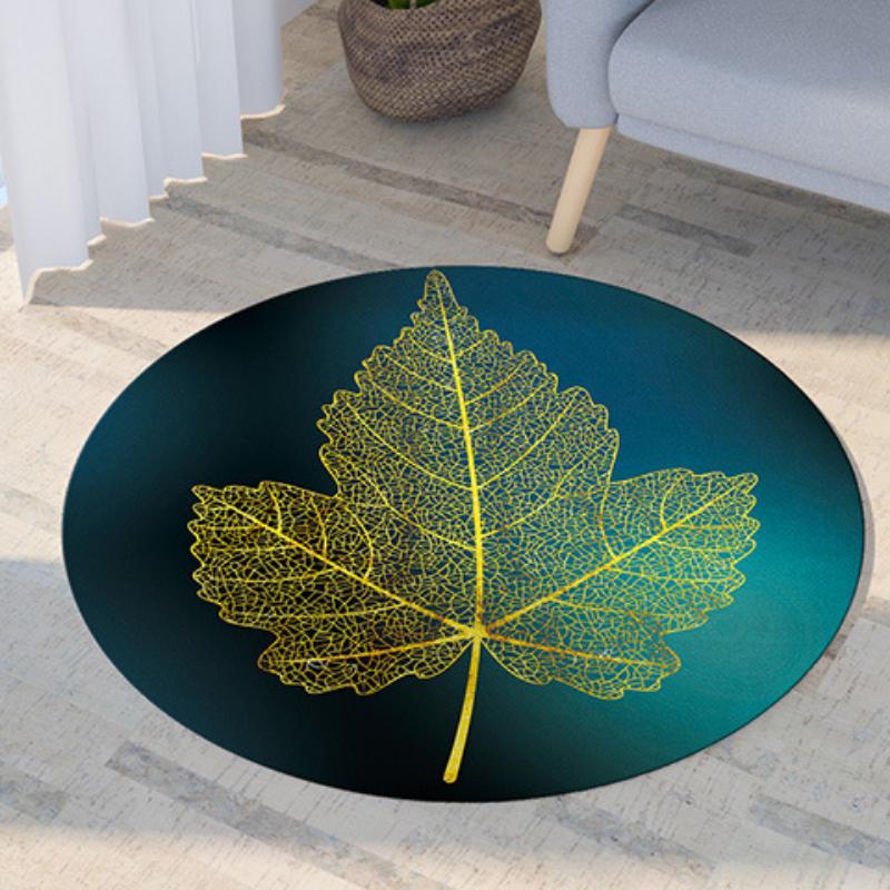 Round Carpet for Bedroom Rugs Living Room Decoration Home Room Decor Computer Table Chair Floor Mat Hallway Entrance Doormat