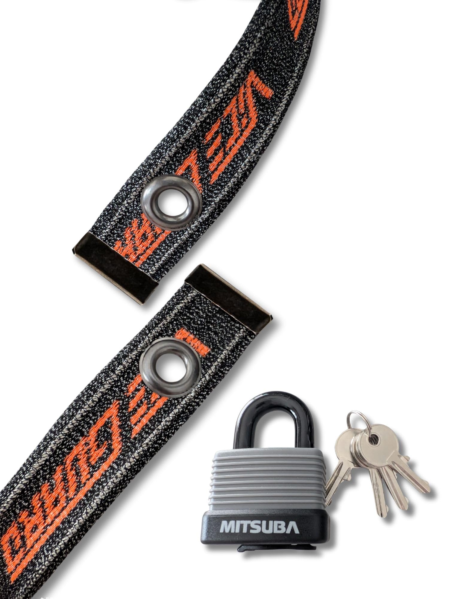 

MITSUBA ViceGuard Air Combo 1500 Portable Lock for Motorcycles and Includes Made in (Mitsuba Sankowa) Anti-Theft Bicycles, Padlock, Cut-Resistant,