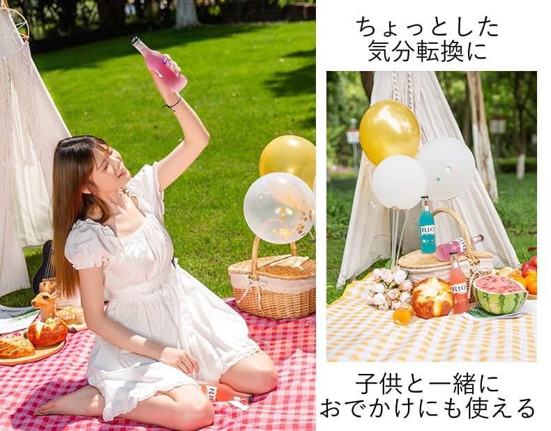 Piknik Snadný pro Polní sporty Vzor šachovnice s třešňovým květem 150 x List, Velký, Kompaktní, Skládací, Pratelný, Vodotěsný, Lehký, Silný,