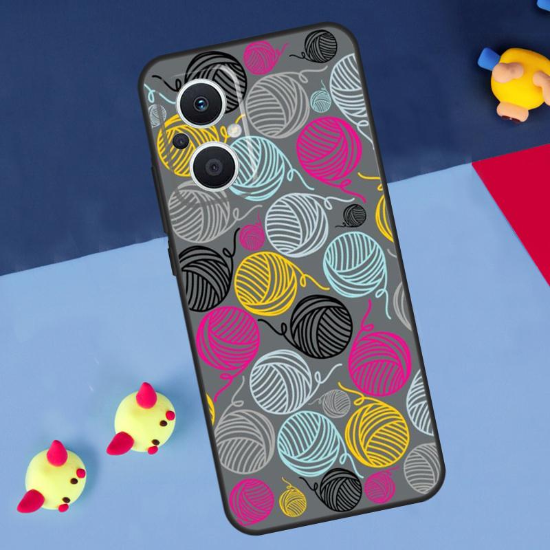 Sewing Knitting Crochet For OPPO Reno 12F 13F 14F 11F 10 11 12 13 14 Pro 8T 7 8 Lite OPPO Find X9 X8 X6 X5 Pro Case