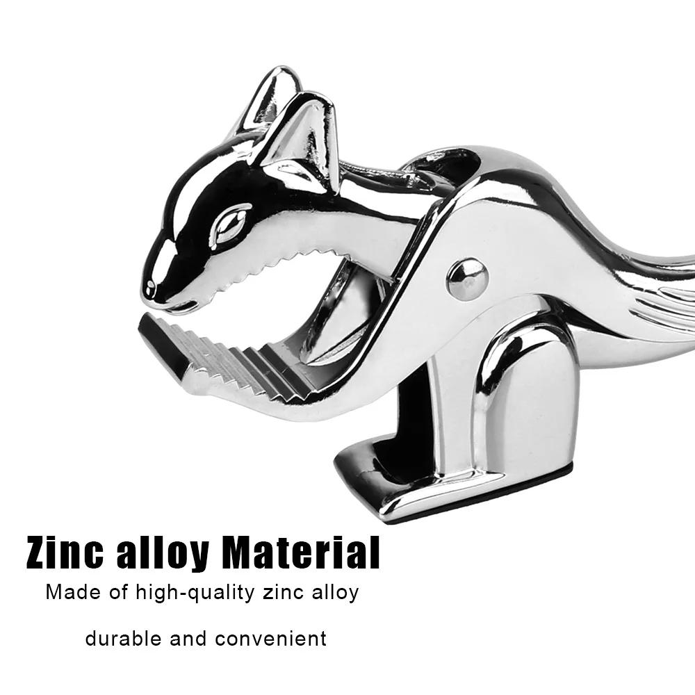 Nuts Nutcracker Sheller Opener Squirrel Shape Pine Pecan Hazelnut Plier Almond Nut Pecan Quick Walnut Cracker Multi-Function