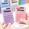 8 Digits Cute Mini Portable Digit Calculator Lightweight Cartoon Cute Calculator   Do Office Work