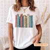 Custom Book Titles Shirt, Personalized Book Shirt, Retro Book Shirt, Reading Lover Gift, Booktrovert, Bookaholic Shirt, Librarian Gift