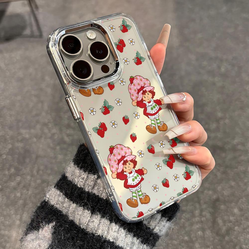 New S-Strawberry Cute S-Shortcake Phone Case For Google Pixel 10 9 8 8A 9A XL Pro 4G 5G Transparent Soft Silicone TPU Back Cover