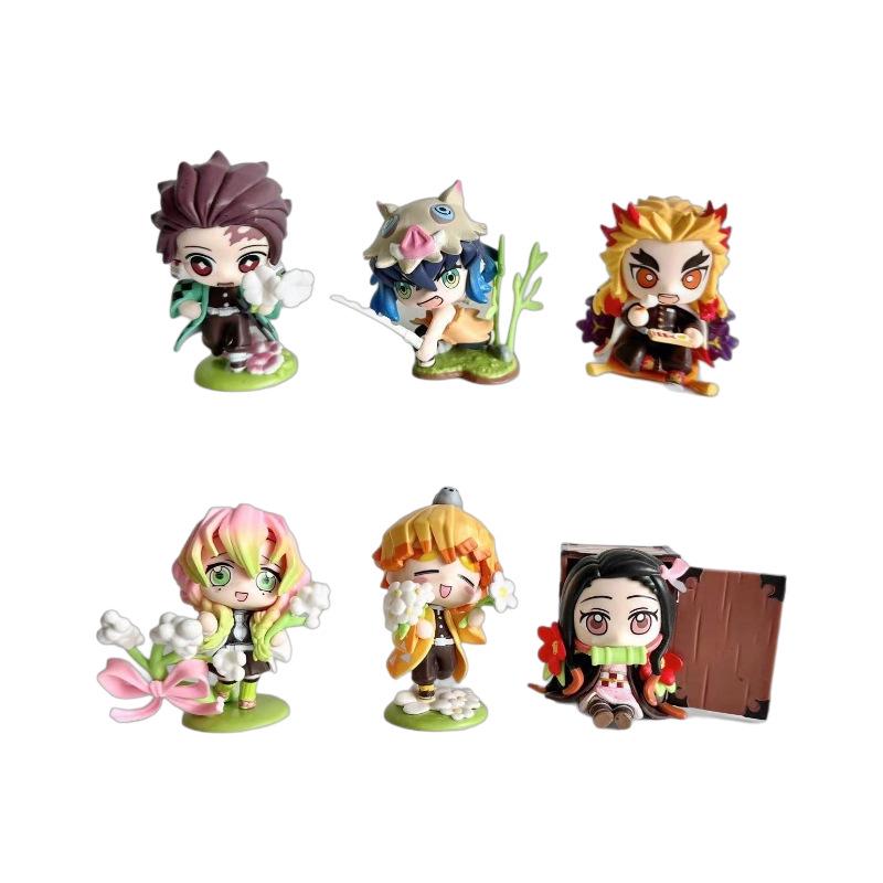 Demon Slayer Birth Flower Figure: Tanjiro, Nezuko & Zenitsu