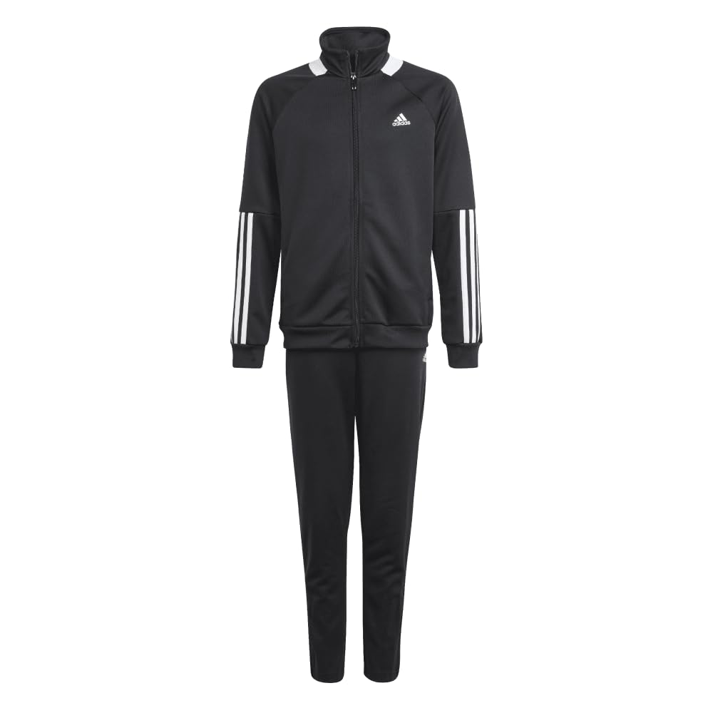 

Jersey Top and Bottom Set Sereno Tracksuit Kids KNX38 J120 [Adidas] Top Black/White Bottom Black/White (IN0653)