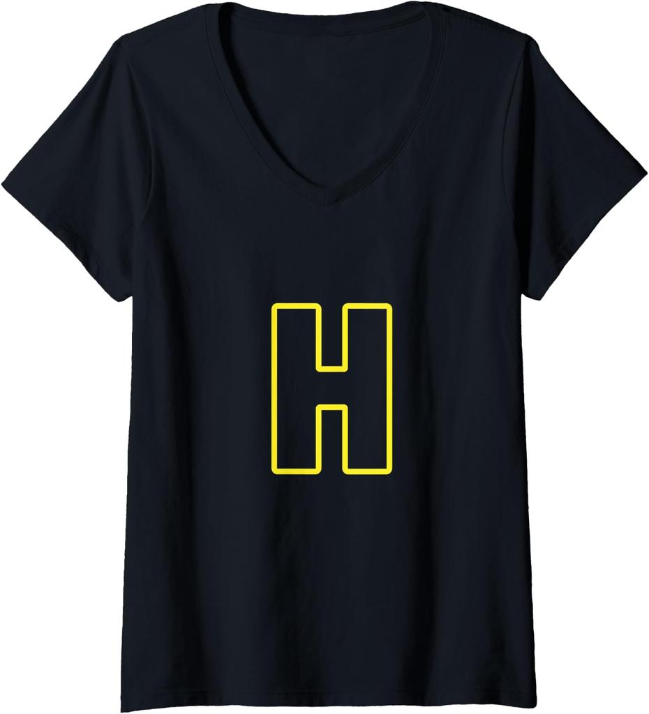 Yellow Letter H T-shirt