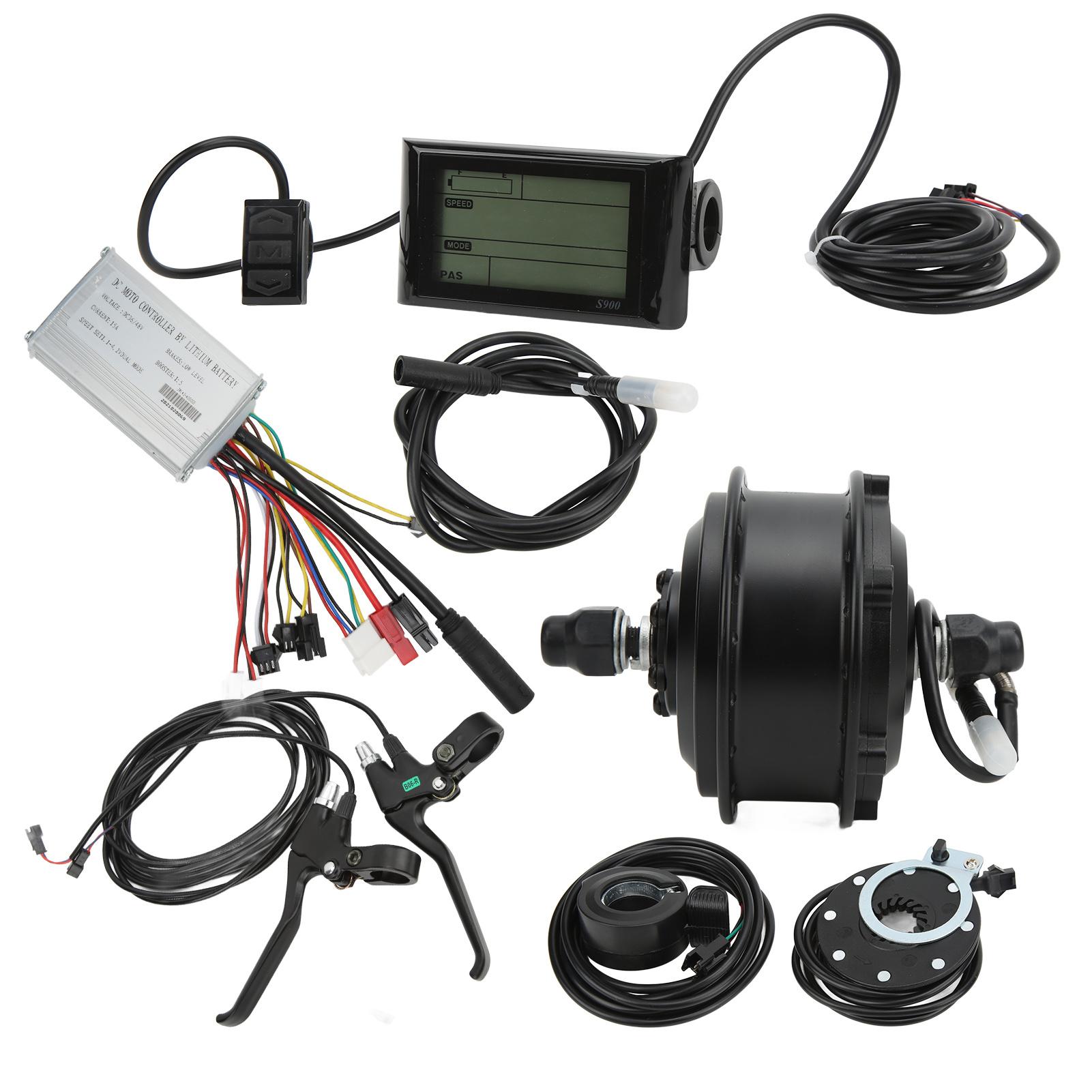 

Комплект мотора для электровелосипеда Универсальный цветной дисплей Бесшумная работа 36 В 250 Вт Комплект для модификации велосипеда с литиевой батареей 27,5