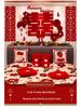 Complete Wedding Room Decoration Set: Groom & Bride's Bedroom and Living Room Décor