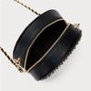 PU Leather Rhomboid Leather Crossbody Bags for Women Small Round Single Shoulder Casual Trendy Zipper Korean Fashion