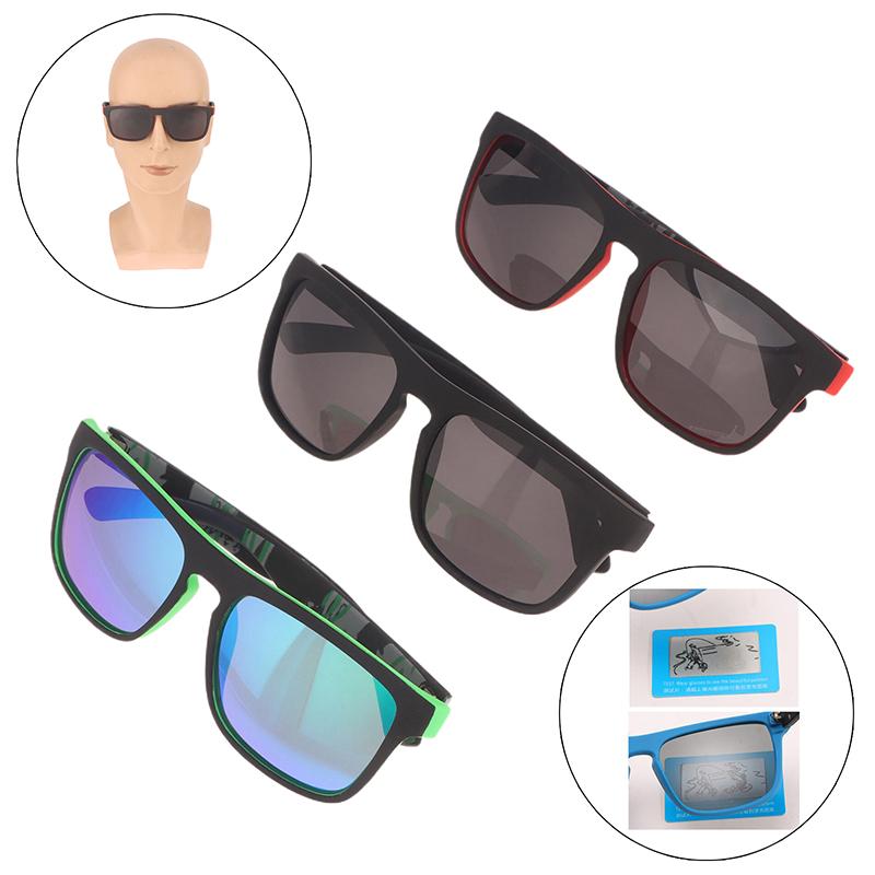 1 Piece Men Women Driving Fishing Sun Glasses  Vintage Square Polarized Sunglasses Driver'S Eyewear Uv380
