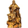 Reading Gong All Loyalty Yu Guan Er Ye Home Study Office Desktop Decoration Small Copper Statue