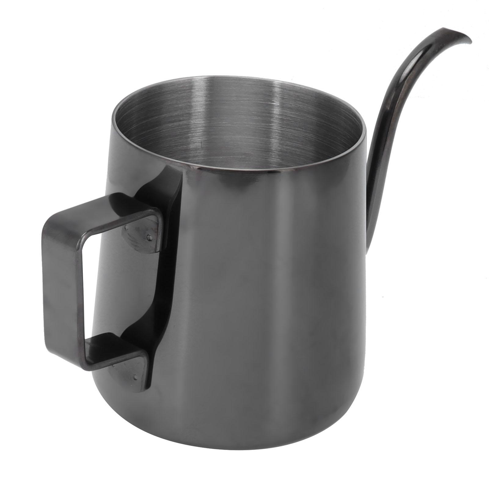 240ml 304 Stainless Steel Slender Pot   Manual Coffee Kettle for Home Restaurant