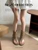 2026 Retro Sommer Thong Sandalen für Damen - Dicke Sohle, Modischer Hot Girl Stil