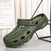 Fashion Comwarm Men's Summer Clogs Sandals Classic Hole Beach Slippers With Arch Support Unisex Comfort Anti-slip Sandals Garden Shoes