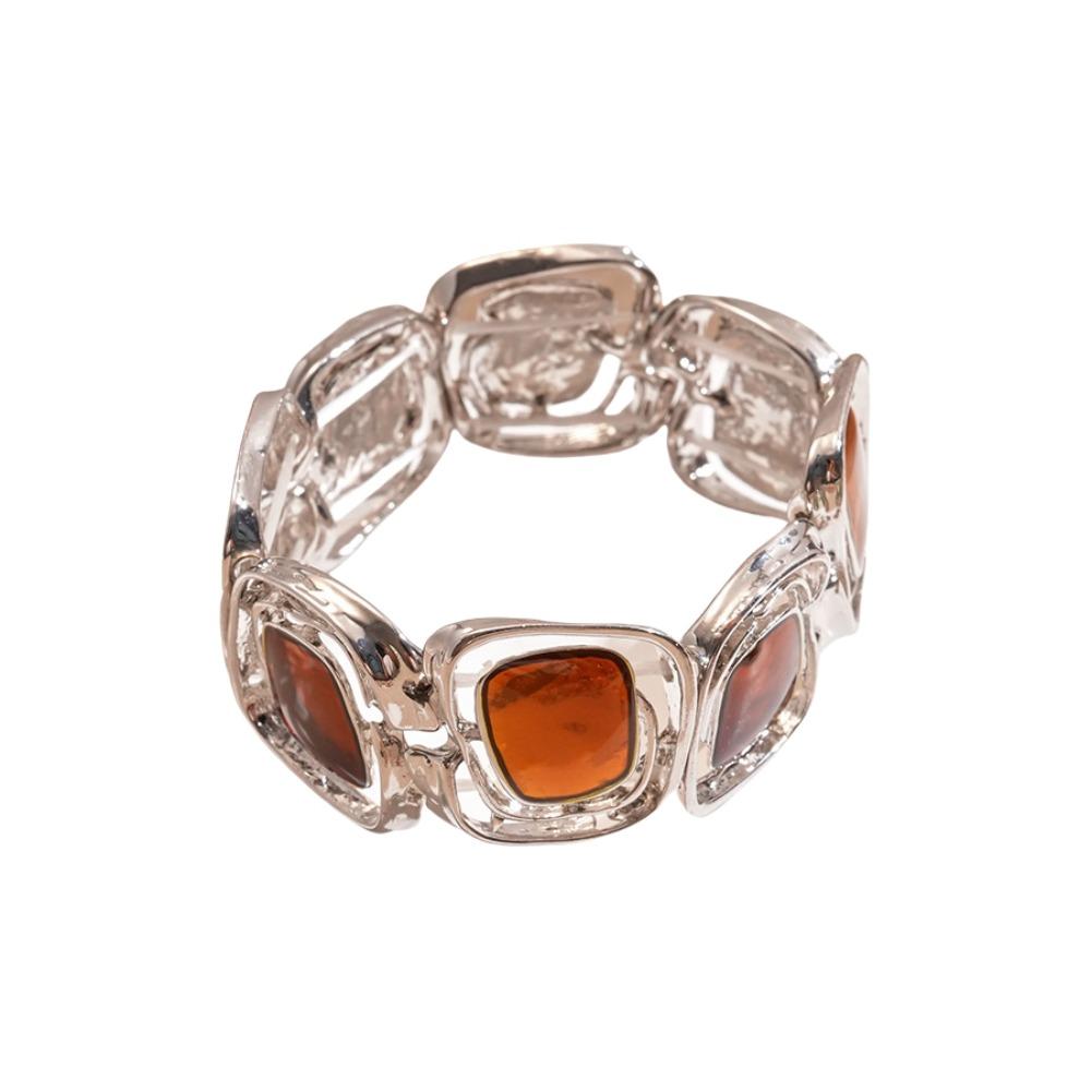 Неправильный Геометрический Цветной Масляный Браслет-Роза Эластичный Женский Браслет на Руку Ювелирные Изделия Подарки кофейный