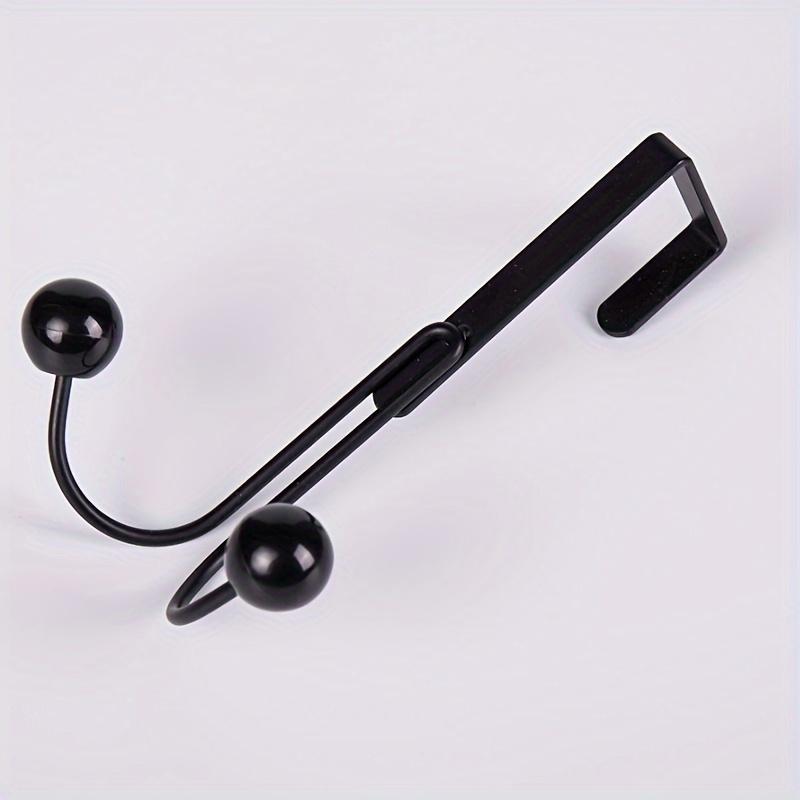 Iron Door Hanger 1pc No Nail Wardrobe Door Hangers, Metal Craft Coat Multi-Purpose Double-Ended Hanger