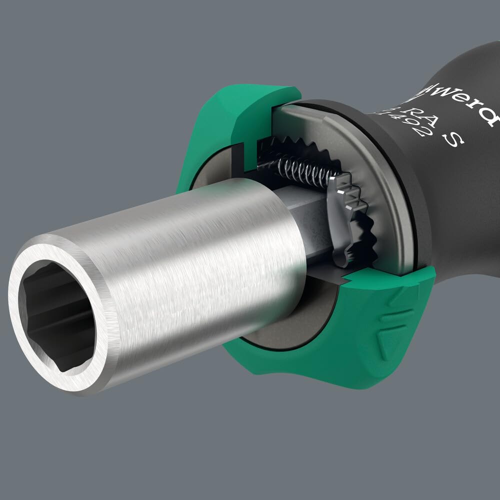 WERA 05051492001 | 838 RA S Ratchet Bit Holder, 6.35mm [Official Japanese Import]