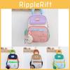 Color Blocked Backpack Kindergarten Backpack Casual Kids Schoolbag Lightweight