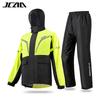 Herren Damen Regenjacken Set Motorrad Roller Fahren Wasserdicht Winddicht Reflektierend Oberbekleidung Herbstsaison