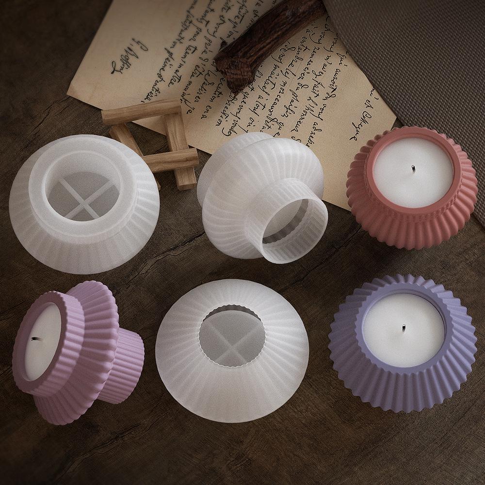 Poppy DIY Geometric Lantern & Candle Silicone Mold Set