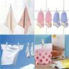 20pcs Flat Mouth Clothes Pegs Stainless Steel Document Clips Sealing Clip  Bathroom Accessories